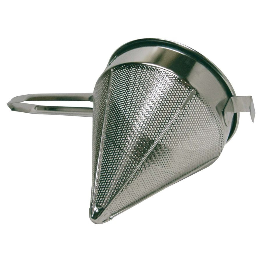 Winco 8-Inch Fine China Cap Strainer - Premium Kitchen Mesh Strainer for Tea, Coffee, and Cooking - Ideal for Filtering, Draining, and Food Prep