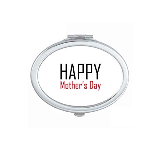DIYthinker Portable Folding Double-Sided Makeup Mirror for Mother's Day Gift - Perfect for Travel, Home Vanity & Handbag (Blessing Festival Design)