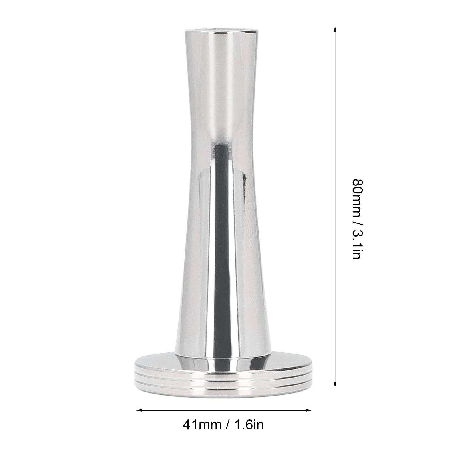 Premium 41mm Stainless Steel Coffee Tamper - Heavy Duty Espresso Powder Hammer for Barista & Home Brewing - Perfect for Espresso Machines & French Press Coffee Making