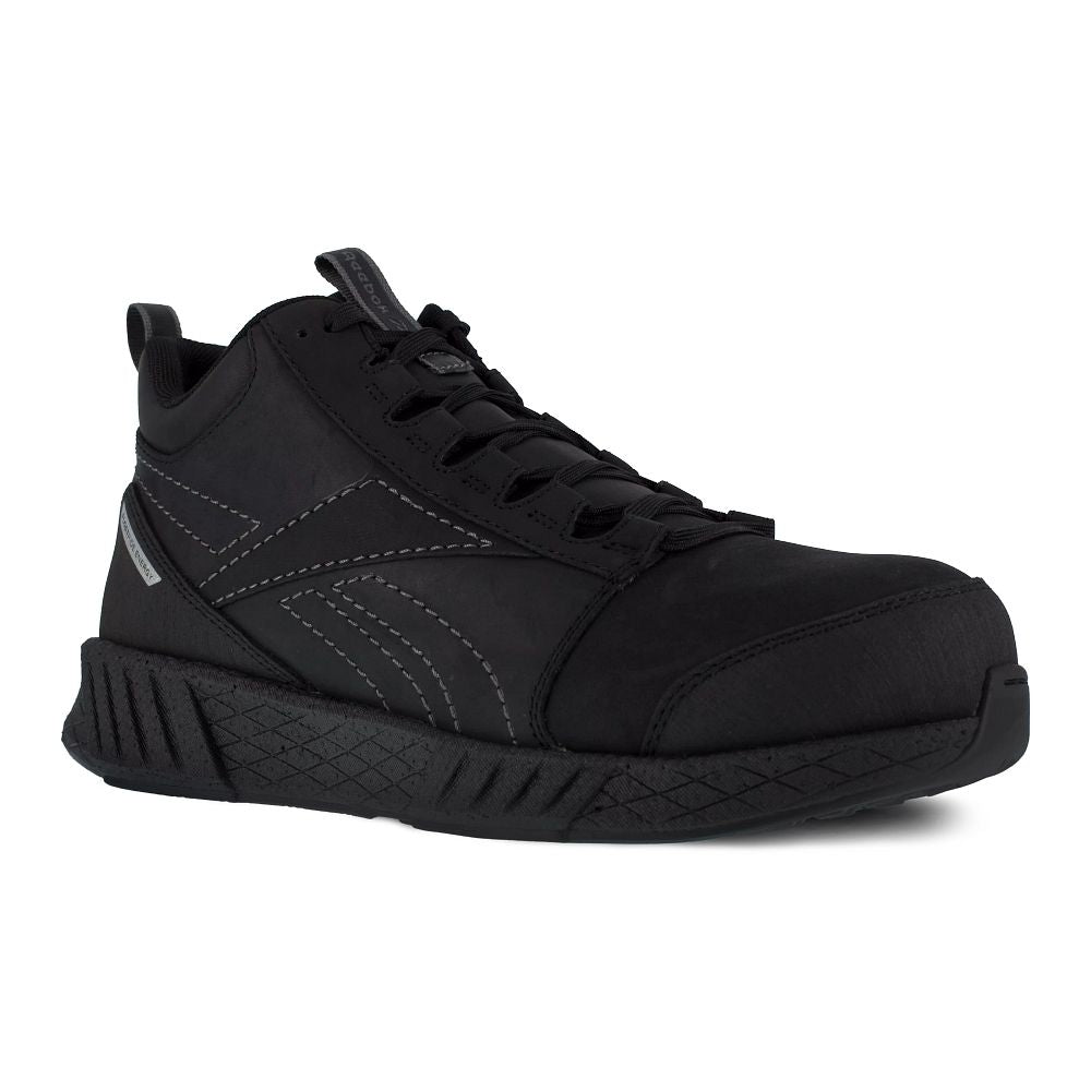 Reebok Work Fusion Formidable IB1081 Men's Composite Toe Mid Athletic Work Shoes - Lightweight Safety Shoes for Construction, Warehouse & Industrial Work