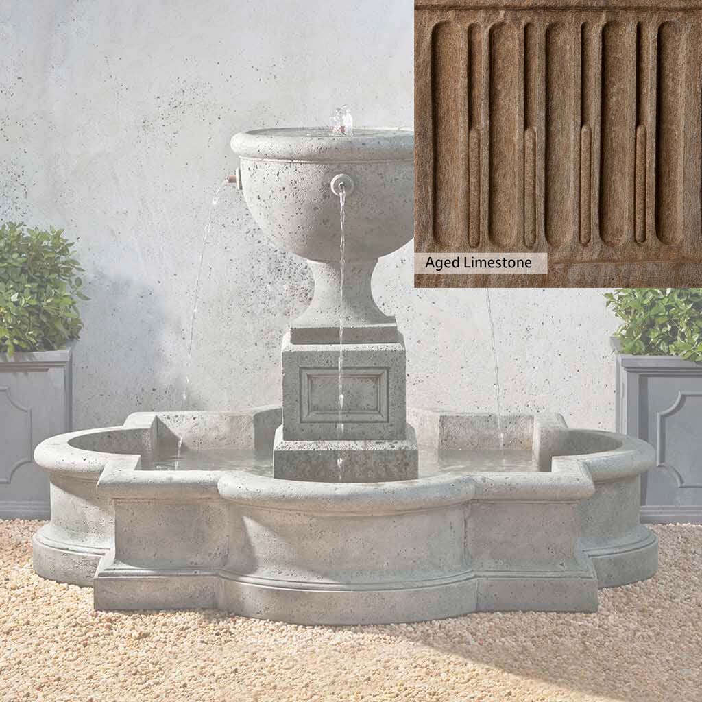Campania International Navonna Outdoor Fountain - Classic Italian Garden Fountain for Patio, Yard, and Landscape Decor | Perfect for Backyard, Garden, and Outdoor Living Spaces