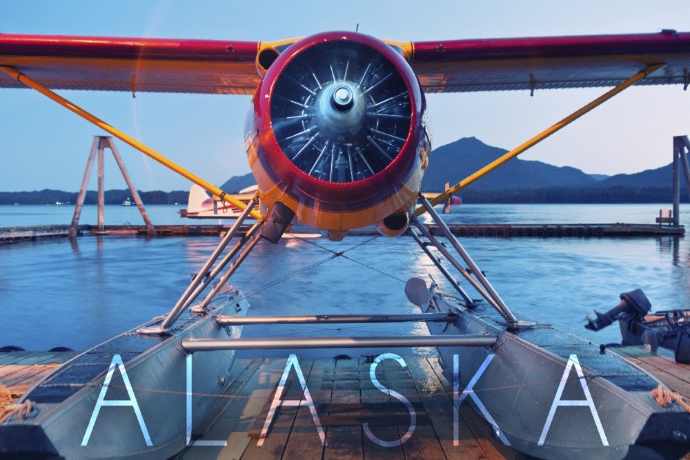Alaska Float Plane Metal Art - 12x18 Gallery Quality Aluminum Wall Decor for Home, Office & Cabin | Perfect for Aviation Enthusiasts & Nature Lovers