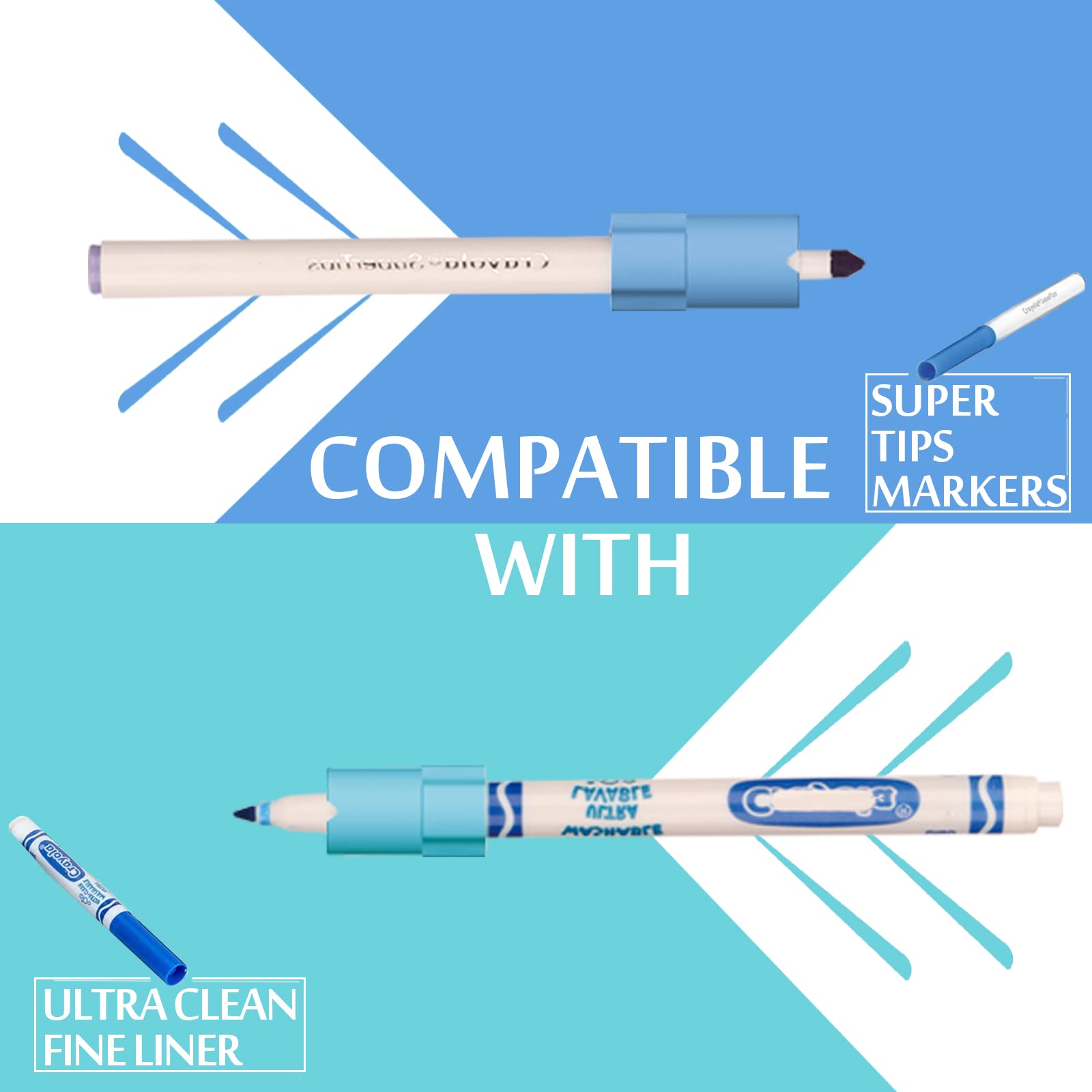 Premium Cricut Pen Adapter for Explore Air 3, Air 2, Maker 3 & Maker - 10 Pack Replacement Compatible with Cricut & Crayola Pens (Fine Line, Take Note Gel, Super Tips, Detailing Gel) - Perfect for DIY Crafts, Scrapbooking & Vinyl Cutting Projects