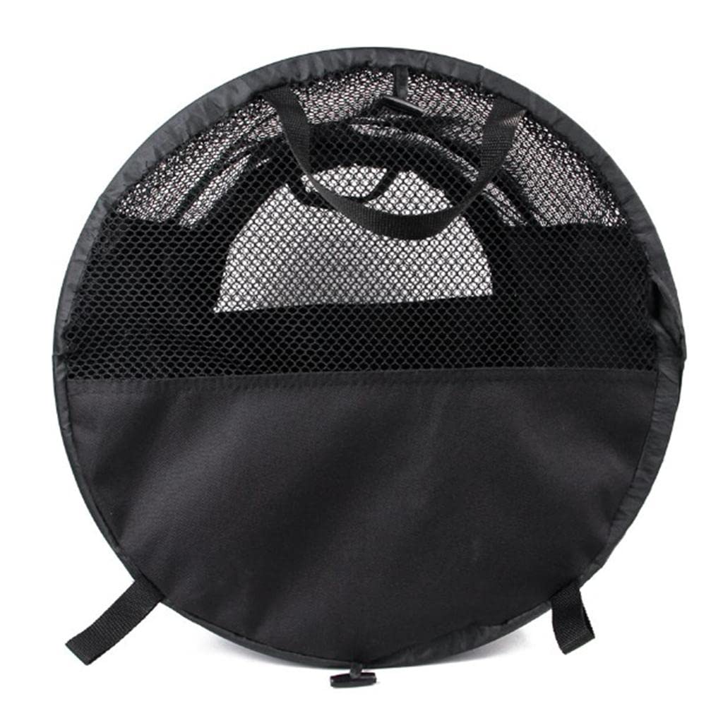 Enakshi Foldable Pet Dog Carrier Bag for Car Travel - Soft, Lightweight & Portable Black (Large) | Pet Supplies | Dog Carriers & Totes | Perfect for Road Trips, Vet Visits & Outdoor Adventures