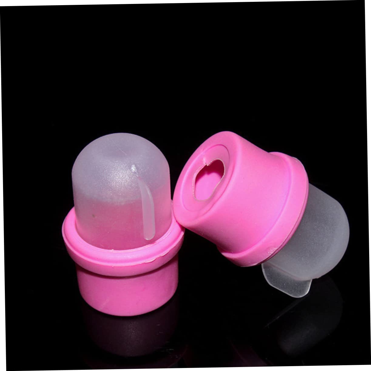 Minkissy 20pcs Reusable Nail Soaker Caps for Nail Polish Remover - Comfortable Soak Off Caps for Nail Art & DIY Manicures at Home - Perfect for Gel, Acrylic & Dip Powder Removal