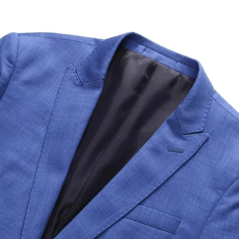 Men's Slim Fit 1 Button Dickis Formal Blazer for Business & Wedding | Premium Wool Blend Suit Jacket for Office, Interviews & Special Occasions
