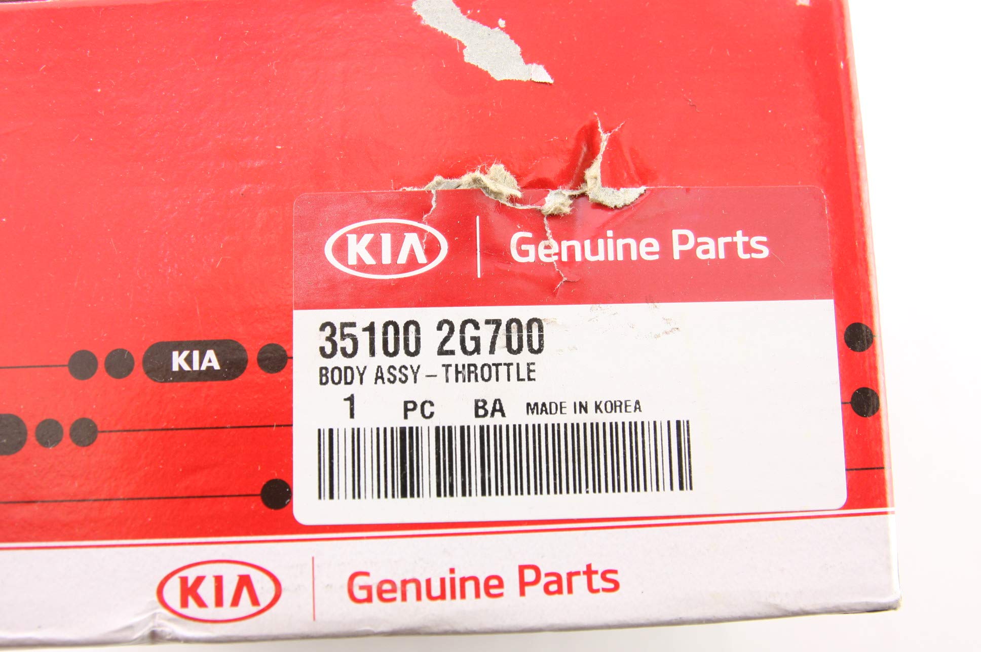 Kia 35100-2G700 Fuel Injection Throttle Body Replacement - Compatible with Kia Models - High Performance Fuel System Part - Perfect for Engine Repair & Maintenance