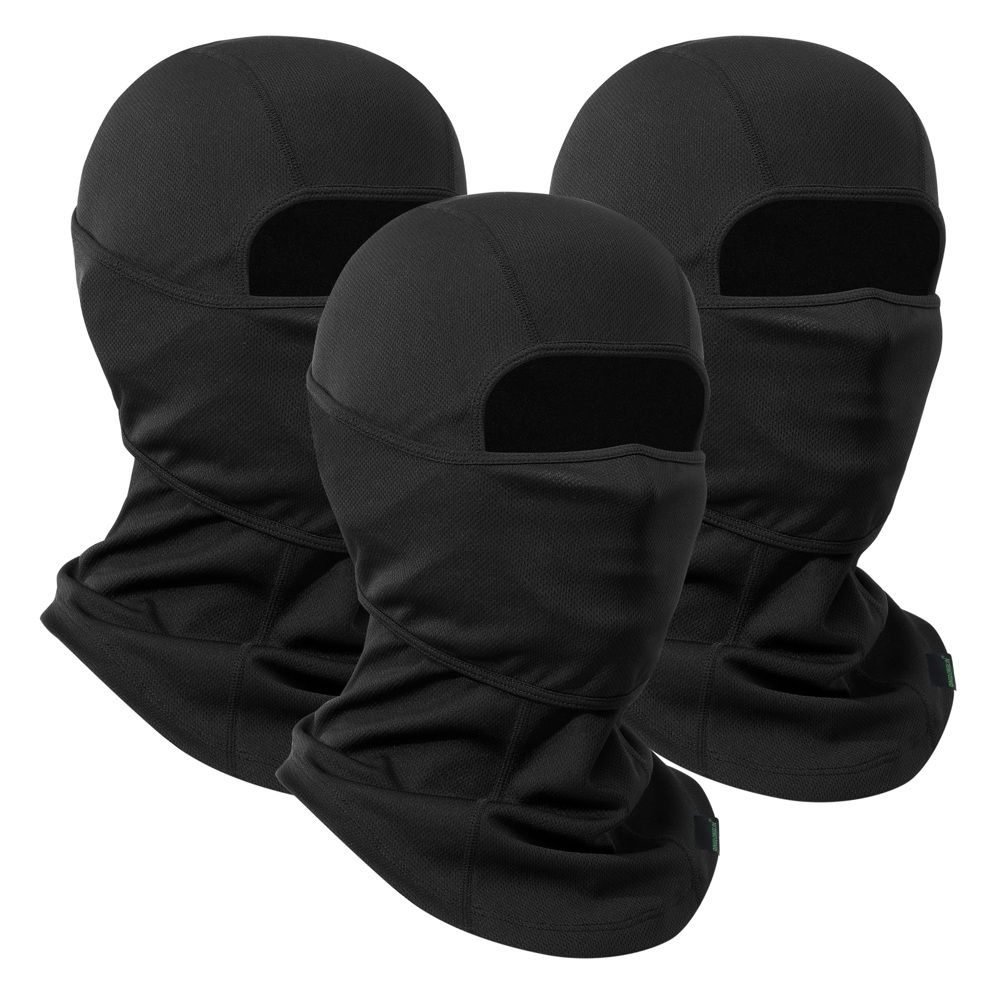 3-Pack Balaclava Ski Mask for Men & Women - Breathable Full Face Cover for Sun Protection & Cold Weather - Ideal for Skiing, Snowboarding, Motorcycling & Outdoor Activities