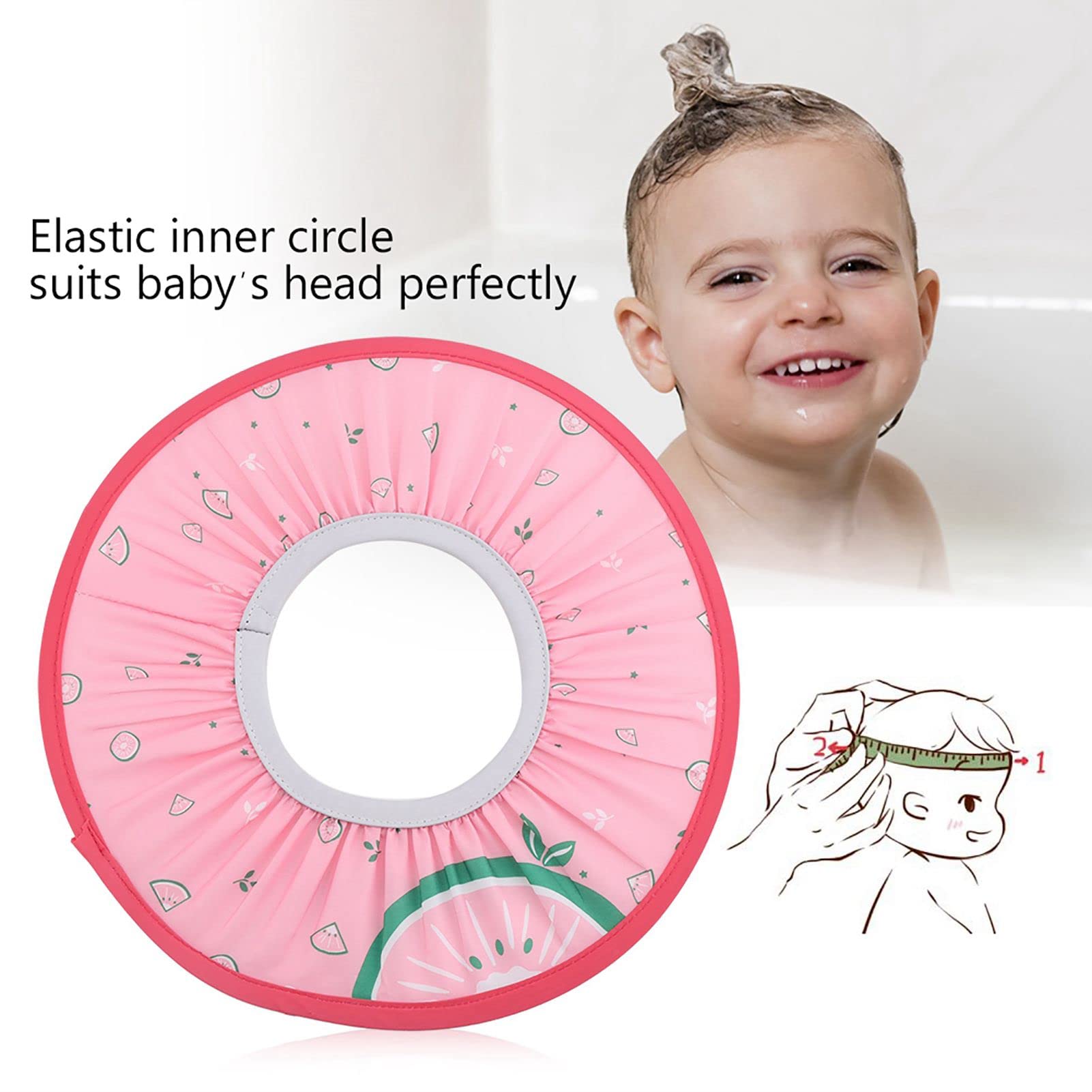 Baby Shower Hat - Soft Bath Head Visor for Gentle Hair Washing - Perfect for Infants & Toddlers - Waterproof & Comfortable Baby Bath Accessory (Great for Bath Time, Spa Days & Sensitive Scalp Care)