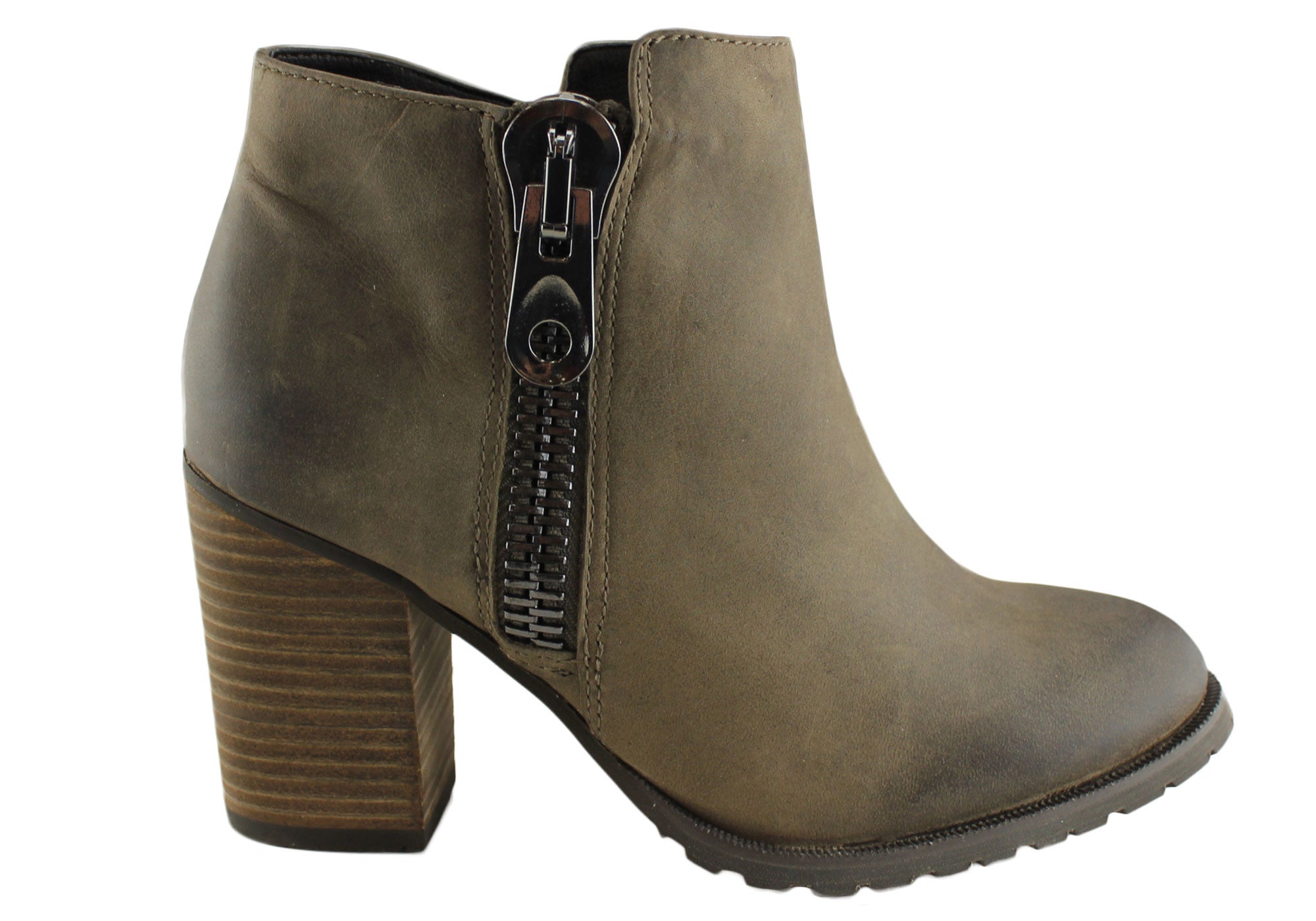 RMK Women's Lucetta Fashion Leather Ankle Boots - Stylish & Comfortable Low Heel Booties for Fall & Winter | Perfect for Office, Dating & Casual Outfits