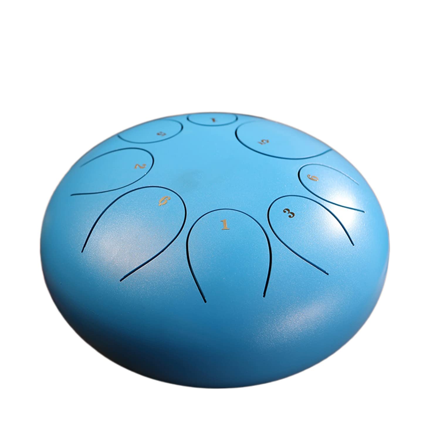 10 Inch Steel Tongue Drum Hand Pan Percussion Instrument - 8 Tune Drum Set with Drumsticks & Carrying Bag | Perfect for Meditation, Music Therapy, Yoga, and Relaxation