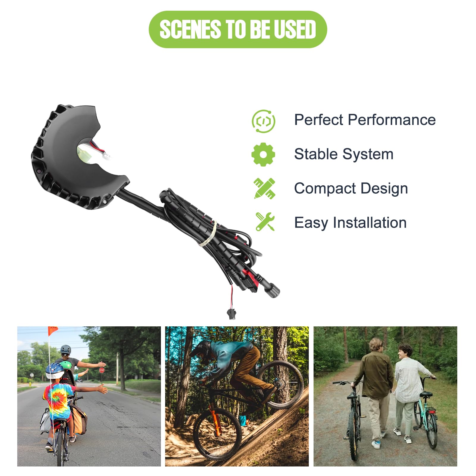 BAFANG 48V 1000W 30A BBSHD BBS BBS03B Mid Drive Electric Bike Motor Controller - Replacement Part for E-Bike Conversion Kits | Perfect for Commuting, Mountain Biking & Off-Road Adventures
