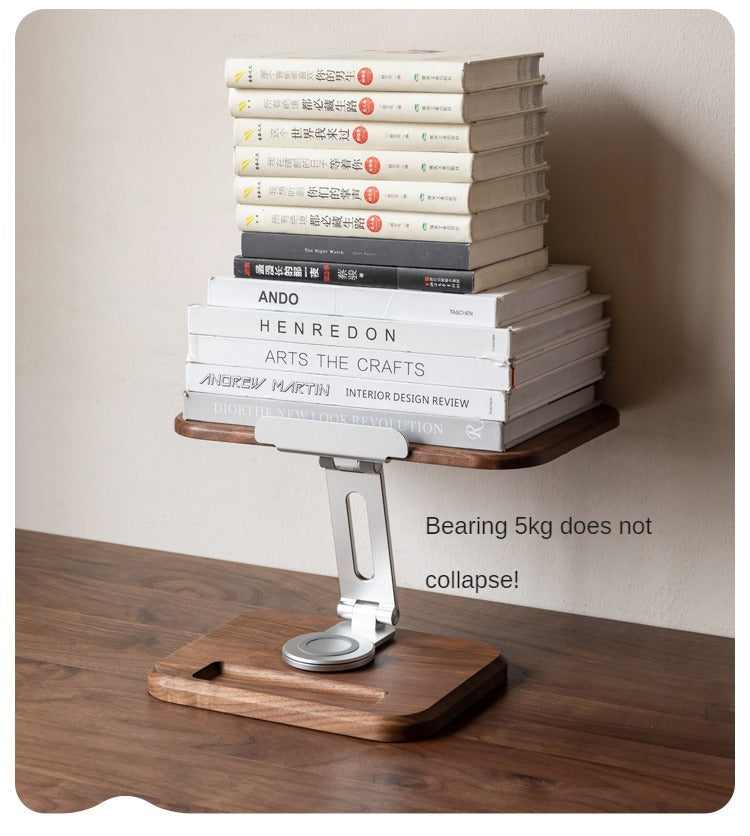 Premium Solid Wood Laptop Stand - Adjustable Height Oak/Ash/Walnut Computer Riser for Ergonomic Office & Home Workspace (Desk Organization, Standing Desk Converter)