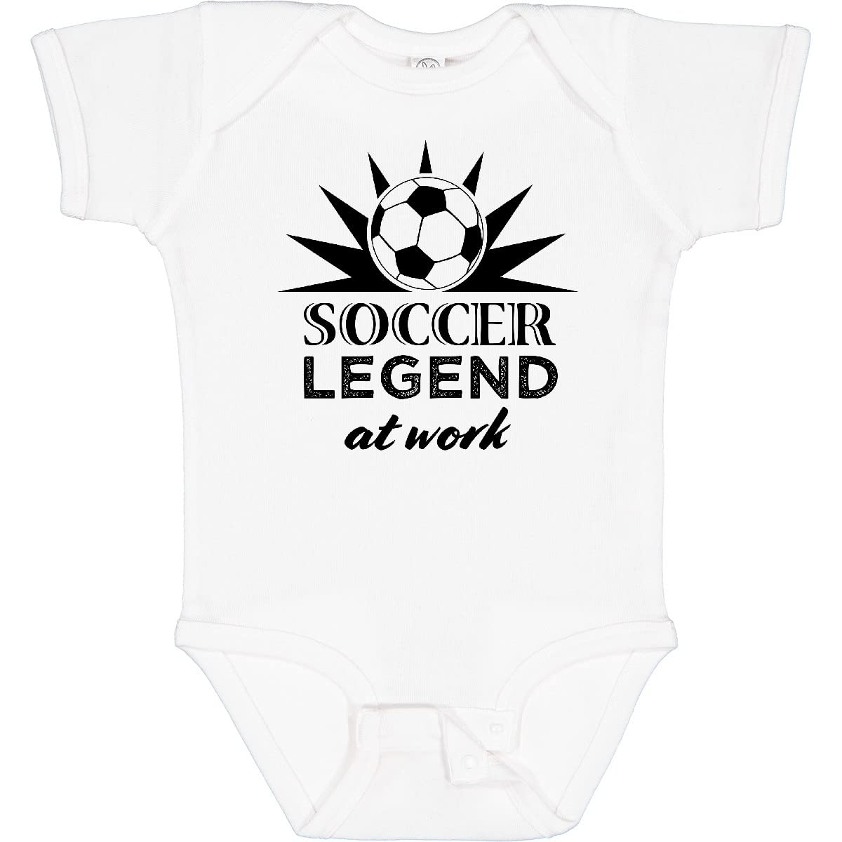 Inktastic Soccer Legend at Work Baby Bodysuit - Cute Soccer-Themed Onesie for Infants & Toddlers - Perfect for Game Day, Birthday Gifts & Playtime