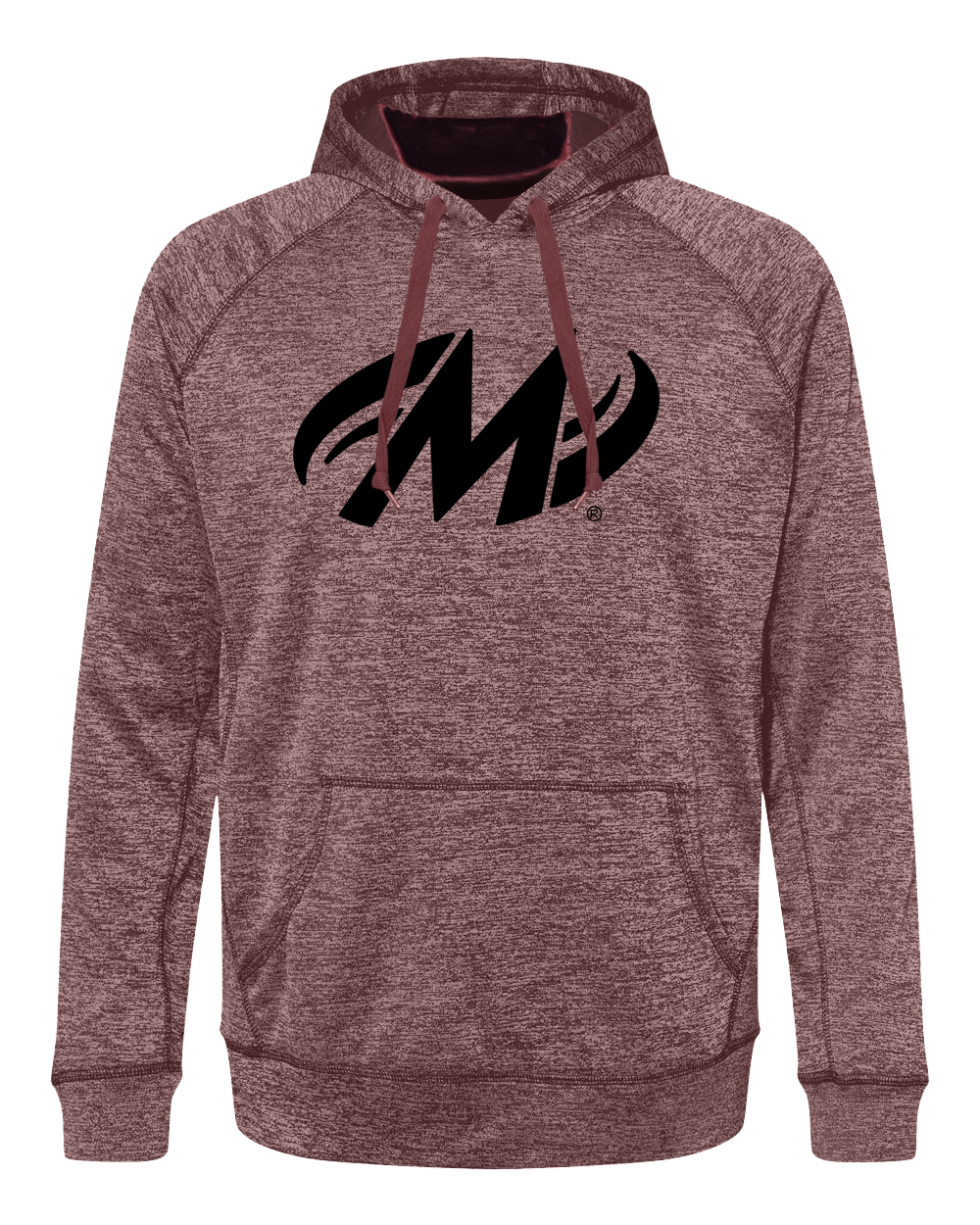 Motiv Classic Black M Performance Hoodie - Premium Workout & Gym Hooded Sweatshirt for Men - Ideal for Running, Training & Casual Wear