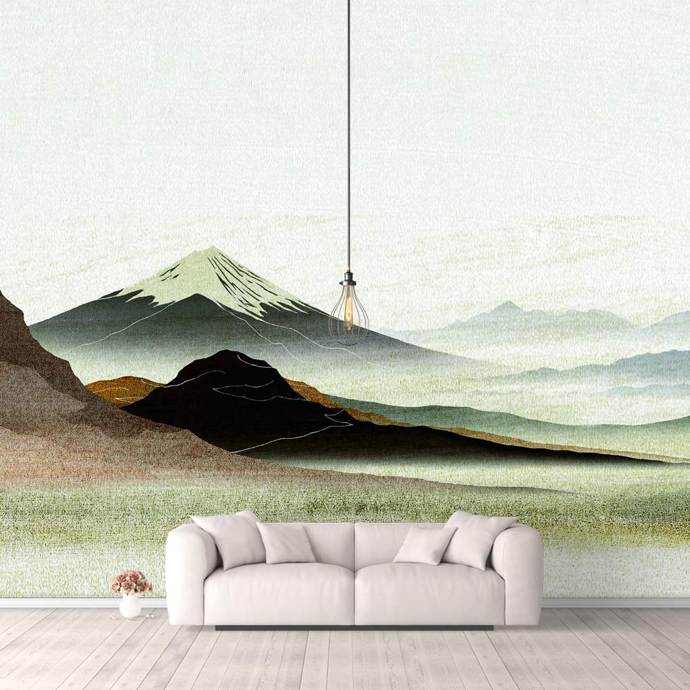 IDEA4WALL Traditional Chinese Landscape Peel and Stick Wallpaper - 66x96 Inches Large Removable Wall Mural for Bedroom Decor | Perfect for Home, Office & Nursery Wall Stickers