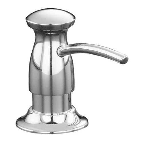 KOHLER K-1893-C-AF Transitional Design Soap Dispenser & Lotion Dispenser in Vibrant French Gold - Elegant Bathroom Accessory for Sink Countertop, Powder Room & Guest Bath (Clamshell Packaging)