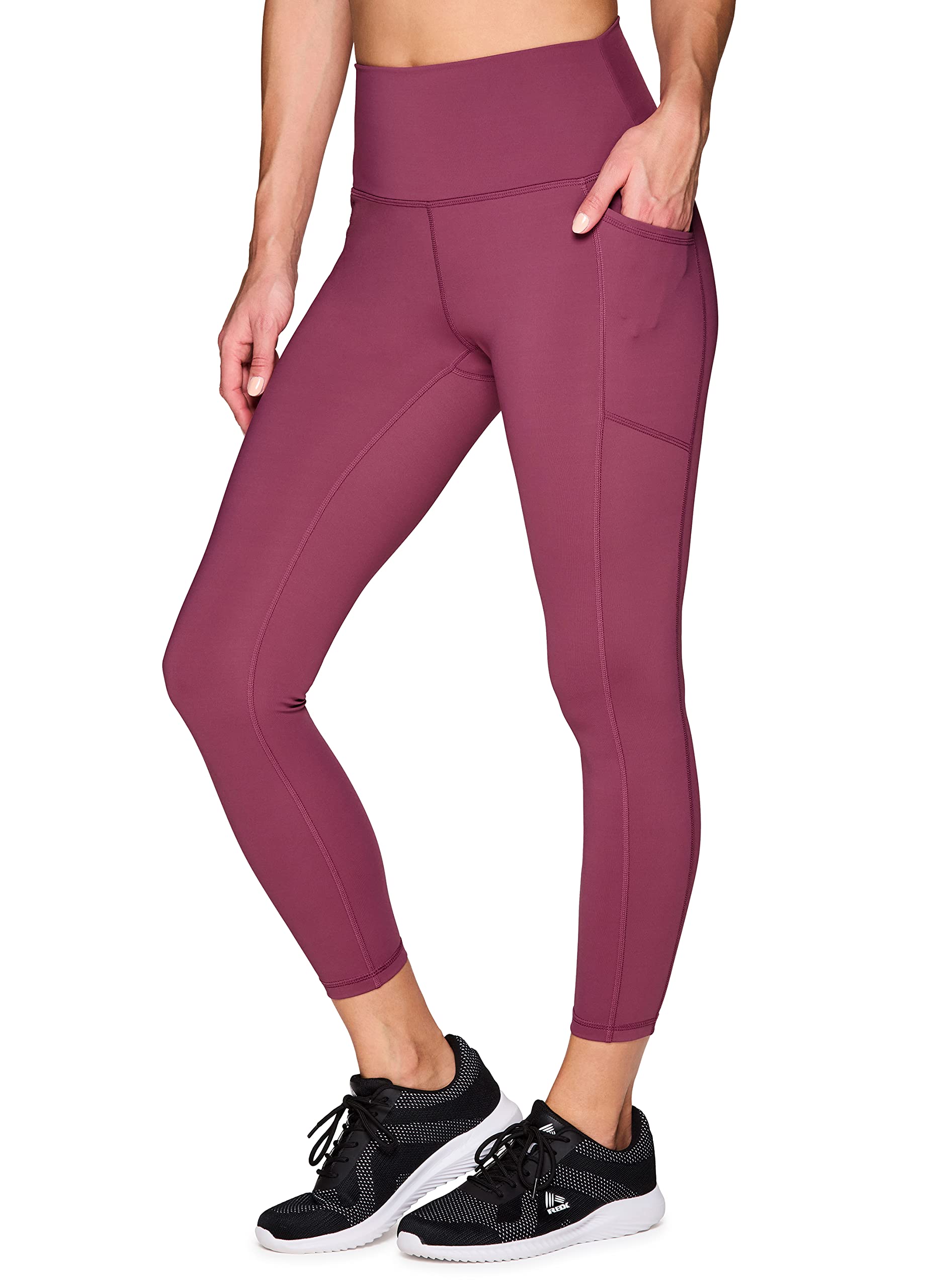 RBX Active High Waisted Squat Proof Workout Yoga Leggings for Women with Pockets - Perfect for Gym, Running, Yoga & Everyday Wear