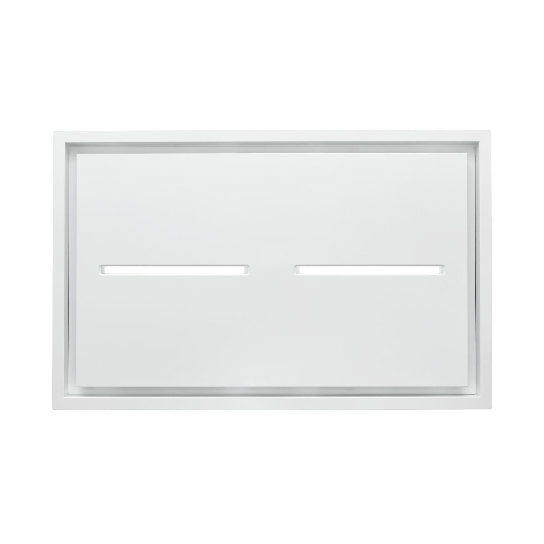 HBC143EWH 43 Inch White Ceiling Mounted Range Hood with LED Light - Powerful Kitchen Ventilation for Smoke & Odor Removal - Ideal for Home Chefs & Modern Kitchens (HBC1 Series)