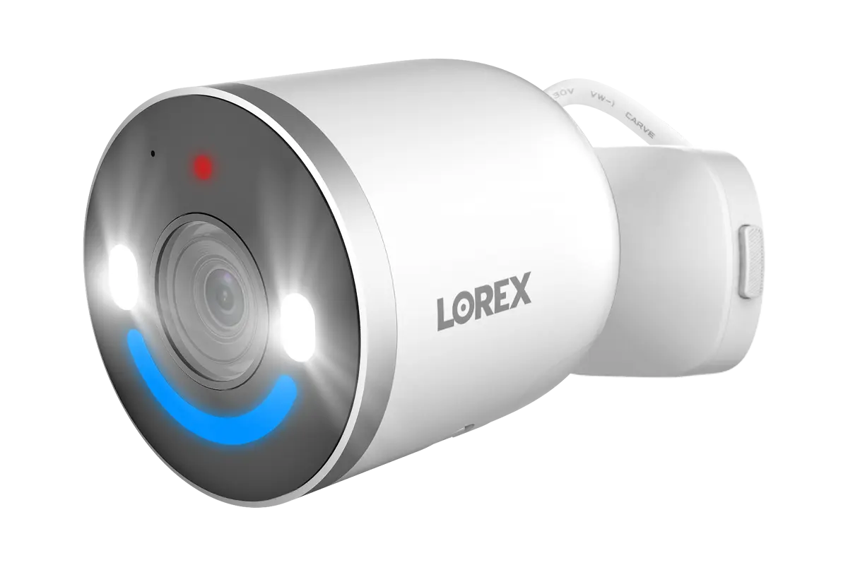 Lorex 4K Ultra HD Smart Security Camera with Wi-Fi 6, Spotlight & Night Vision - Indoor/Outdoor Wireless Surveillance System (32GB Storage, Cloud Enabled) for Home, Business & Property Protection