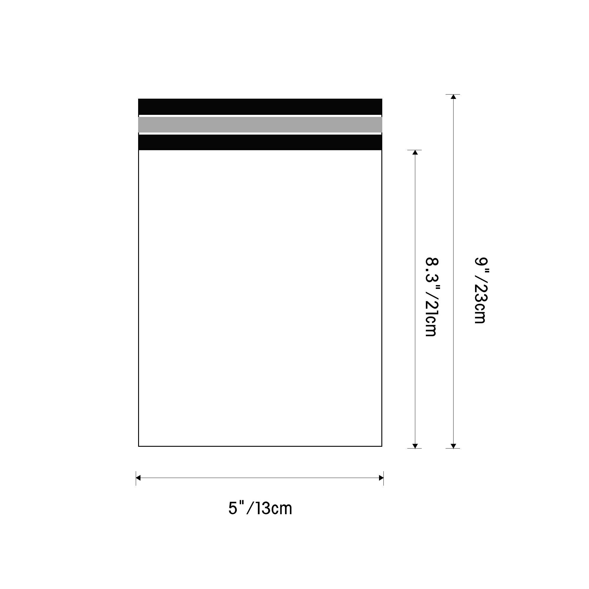 5x9 Inch Small Poly Mailers Envelopes 100pcs - Self Sealing Waterproof & Tear Proof Shipping Bags (2.5 Mil, White) for Jewelry, Accessories, Photos, Makeup - Perfect for Ecommerce, Small Business & Online Sellers