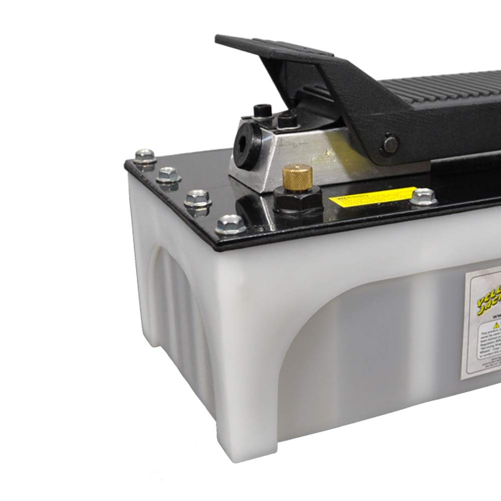 ESCO 5 Quart Professional Air Hydraulic Pump - Heavy Duty Oil Pump for Automotive, Industrial & Farm Equipment - Ideal for Hydraulic Fluid Transfer & Lubrication Systems