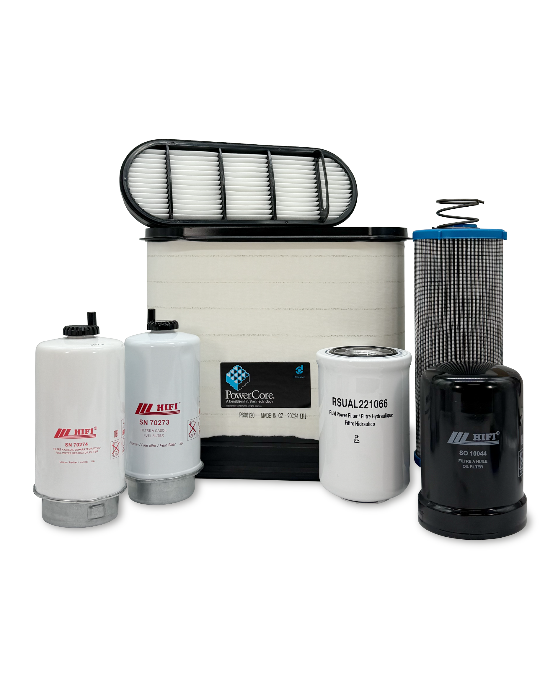 HERO® Maintenance Filter Kit for John Deere 7230 Tractor - Air, Oil & Fuel Filters Replacement - Compatible with John Deere 7230, 7430, 7530 Tractors - Perfect for Farm Equipment Maintenance & Agricultural Use