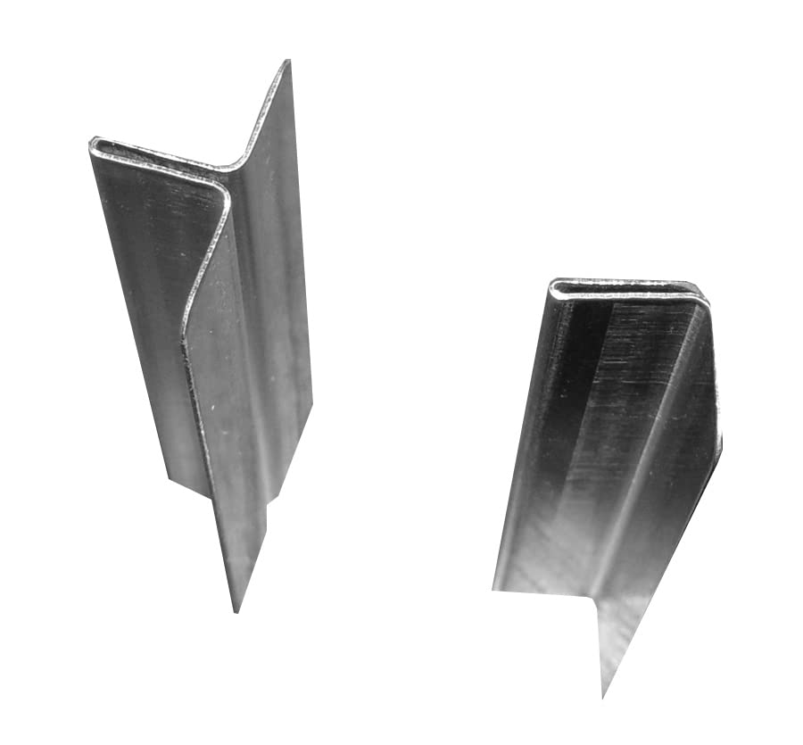 Stainless Steel Freezer Rack Clips - 6 L-Shaped & 9 T-Shaped Heavy Duty Clips for Commercial Refrigerator Shelves - Perfect for Restaurant, Grocery Store & Walk-In Cooler Organization