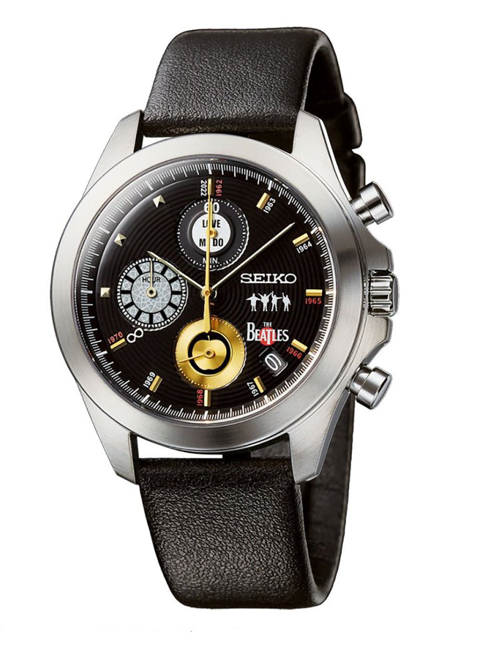 SEIKO x THE BEATLES 60th Anniversary Limited Edition Watch - Commemorating 'Love Me Do' Debut - Made in Japan - Perfect for Beatles Fans & Collectors - Ideal for Special Occasions & Gift Giving
