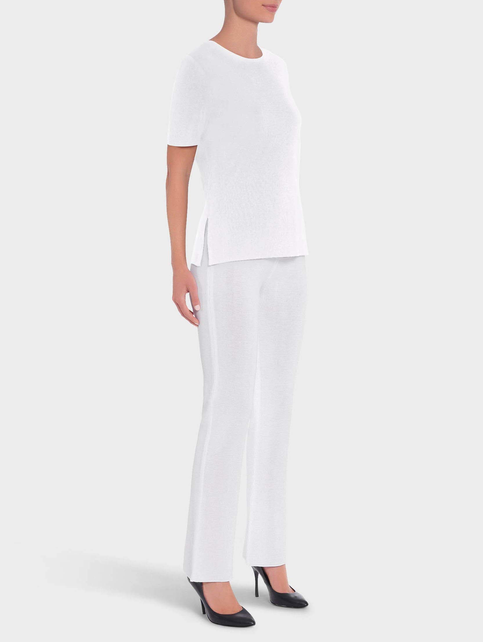 MISOOK Women's Sleeve Knit Tunic Top - Soft Stretch Casual Blouse, Machine Washable for Easy Care | Perfect for Office, Date Night & Everyday Wear