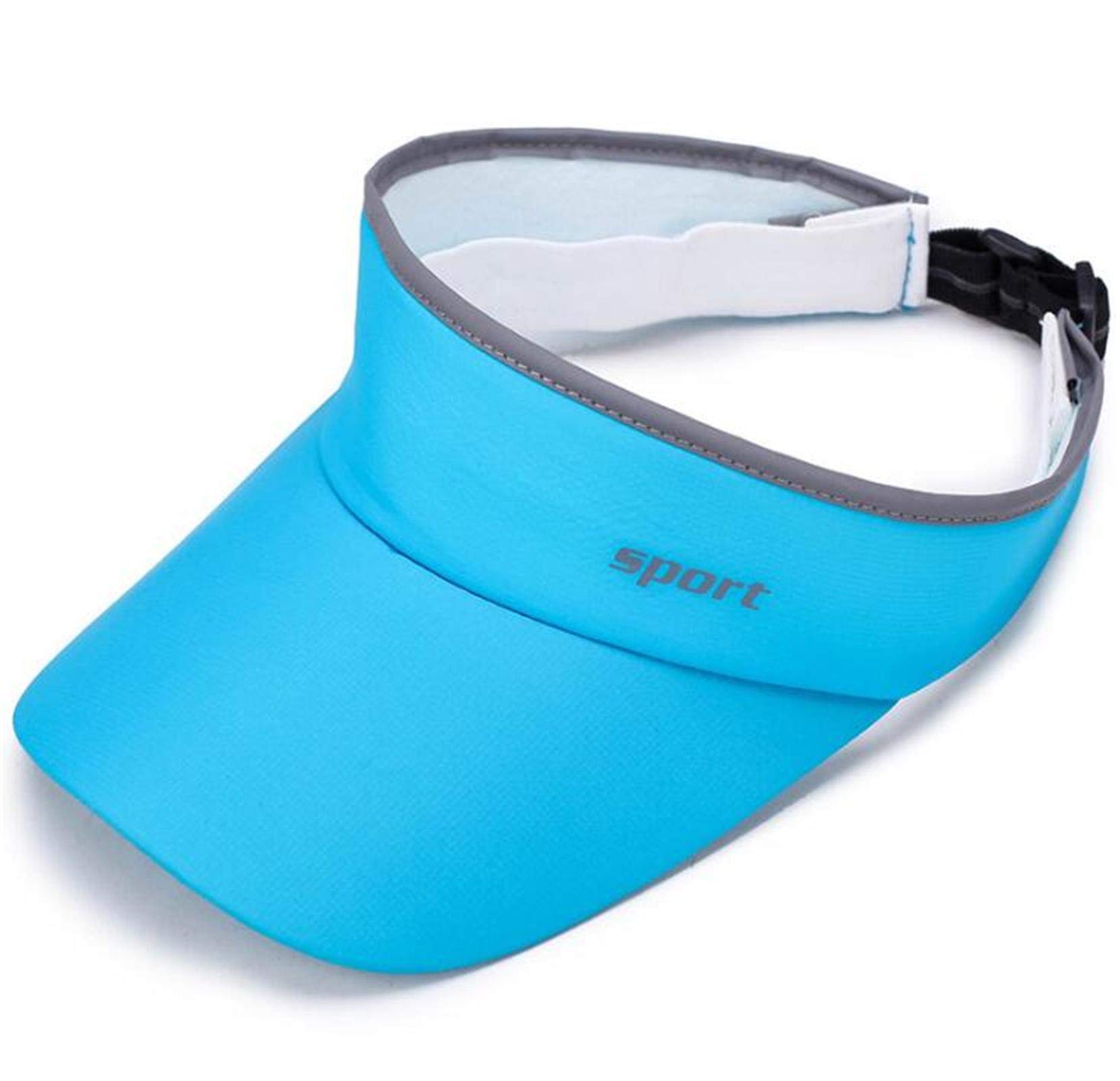 Unisex UV Protection Breathable Sports Sun Visor Hat for Golf, Running, Hiking & Outdoor Activities | Lightweight Sun Hat with Sweatband for Men & Women