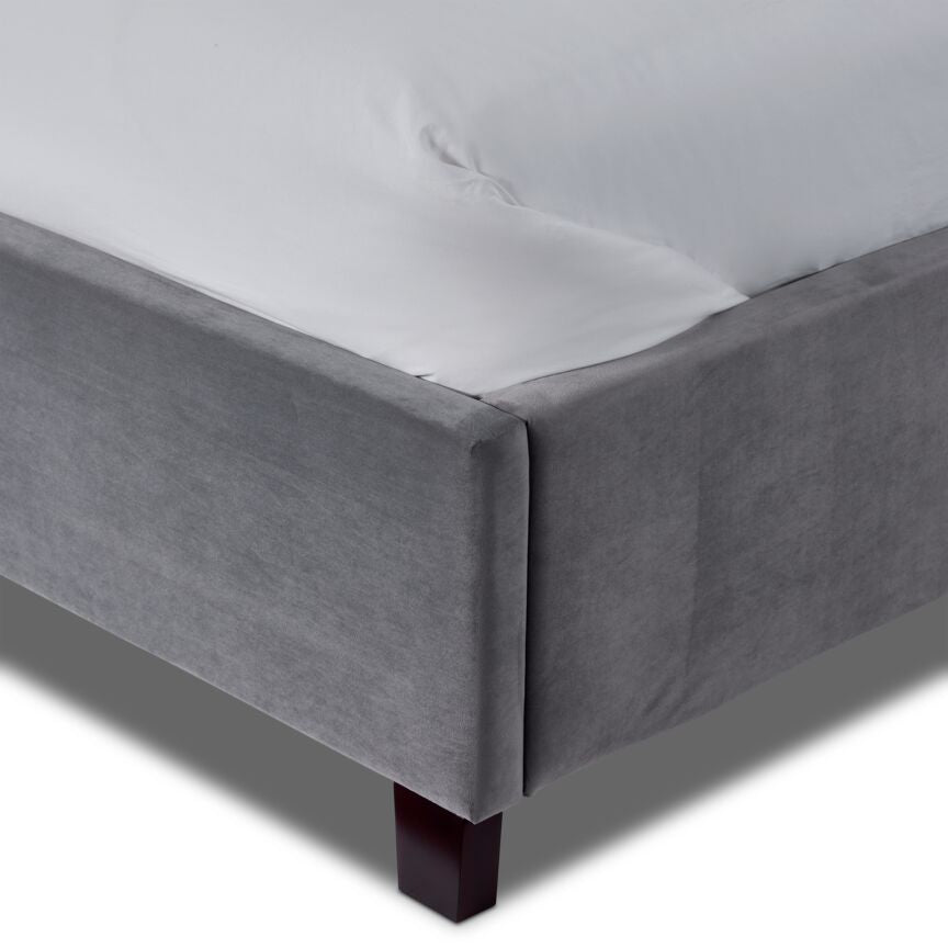 Chloe 3-Piece Queen Size Bed Set in Grey - Modern Bedroom Furniture for Cozy & Stylish Home Decor
