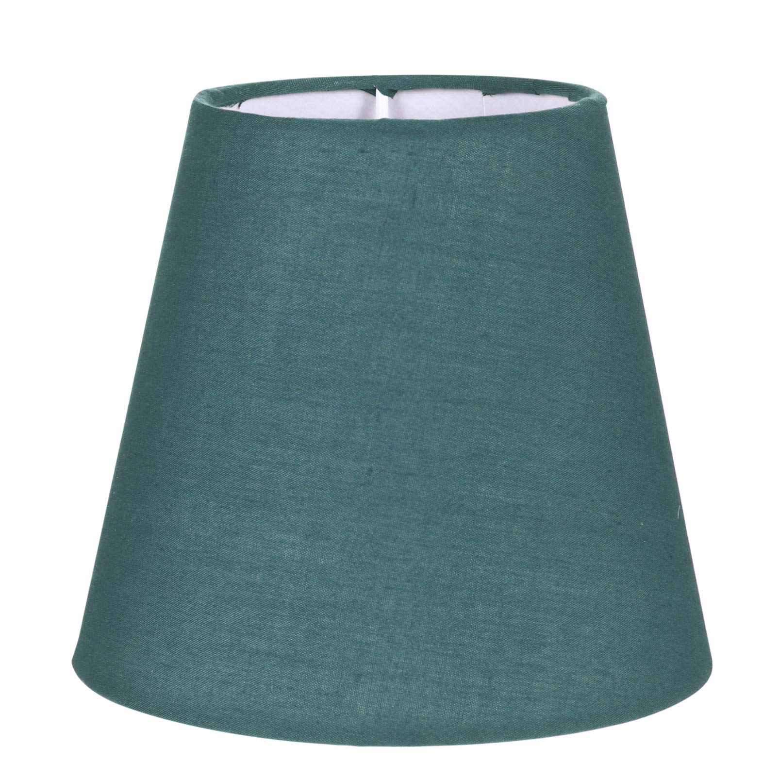 Nancy Blue Lamp Shades - Elegant Cloth Chandelier & Table Light Covers - Perfect for Bedroom, Living Room & Floor Lamps (Blackish Green, Small Size) | Home Decor Lighting Accessories