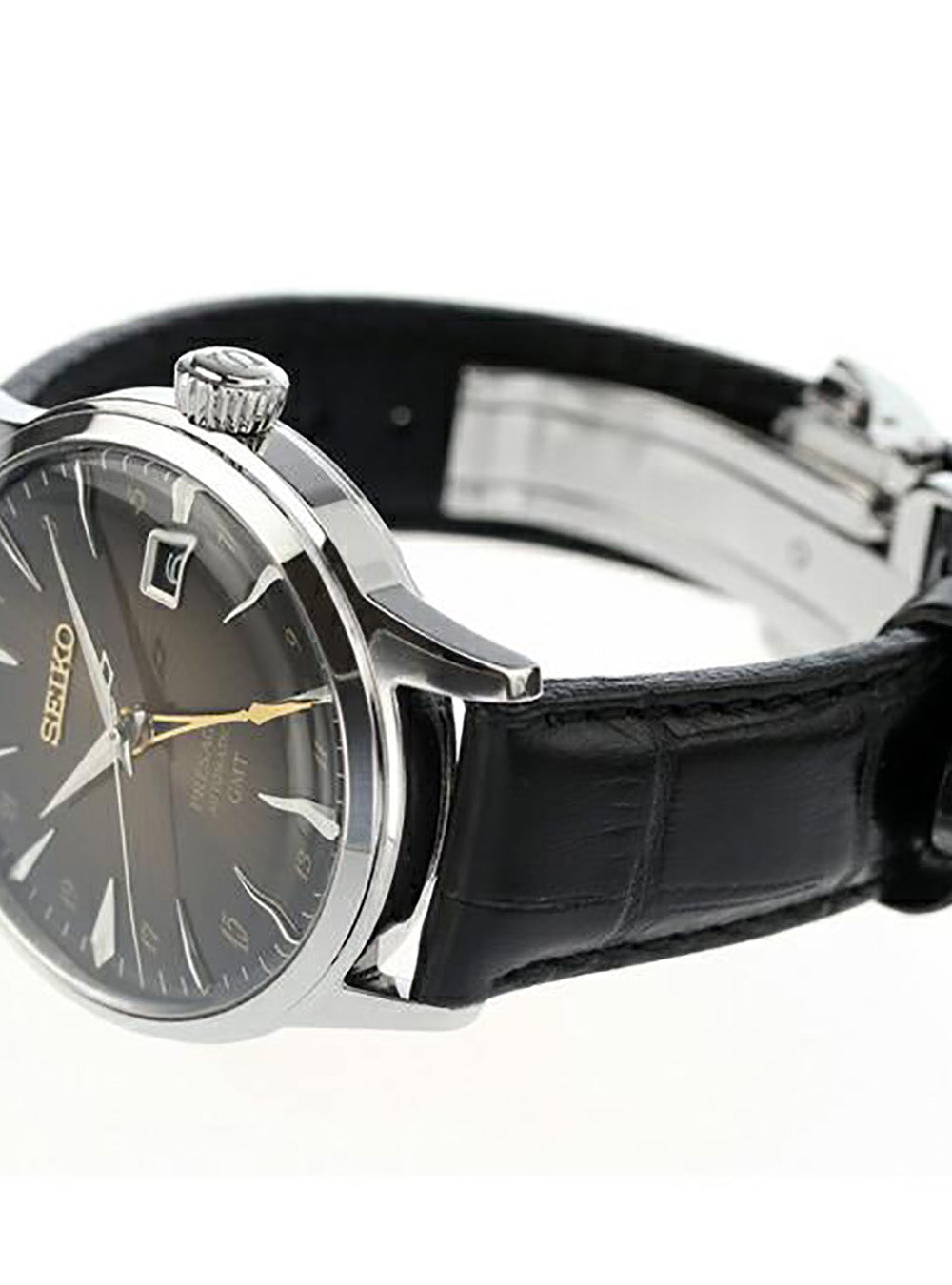 SEIKO PRESAGE Cocktail Time GMT Automatic Watch SARY243 / SSK039 - Japanese Made JDM - Perfect for Business Travel & Luxury Gifting