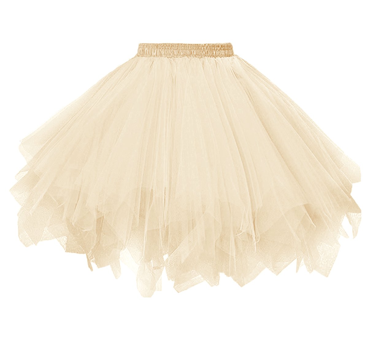 Vintage 1950s Short Tulle Petticoat Ballet Bubble Tutu Skirt for Women - Retro Swing Dance Costume, Photo Shoot & Cosplay Outfit