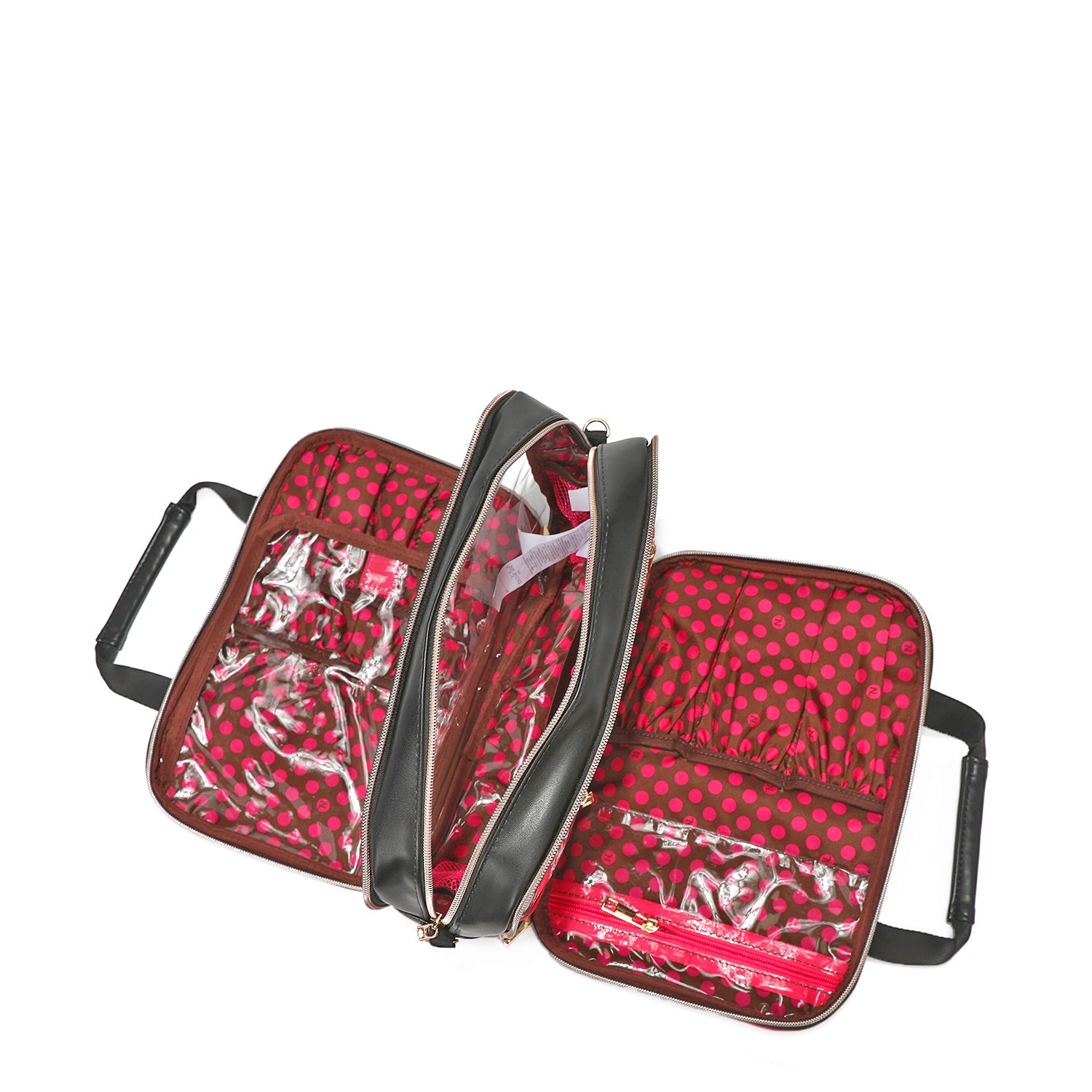 HANA Cosmetic Bag for Women - Waterproof Makeup Pouch Travel Organizer - Perfect for Travel, Gym, and Everyday Use