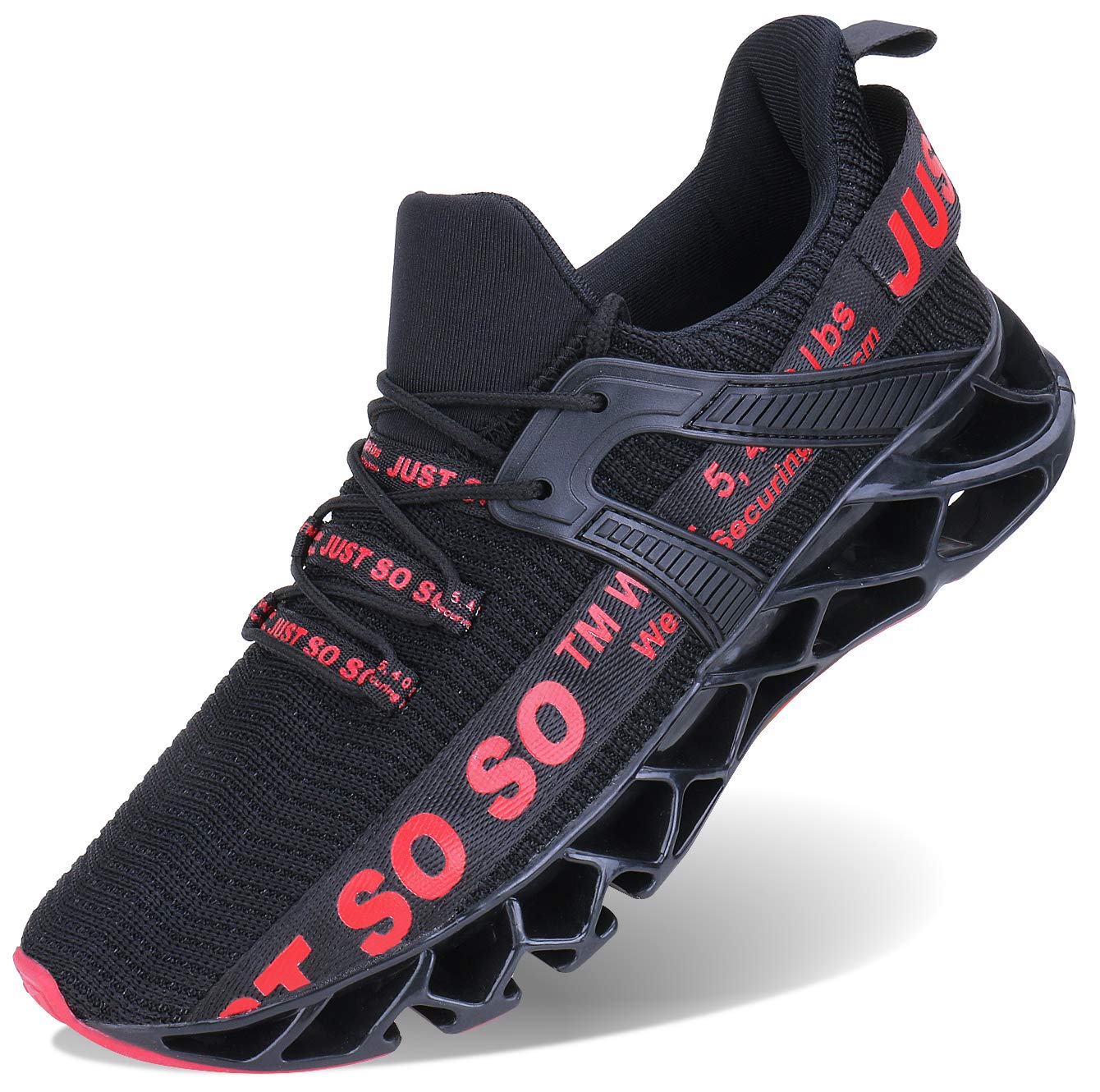 WONESION Men's Breathable Walking Tennis Running Shoes - Lightweight Blade Fashion Sneakers for Gym, Workout & Casual Wear