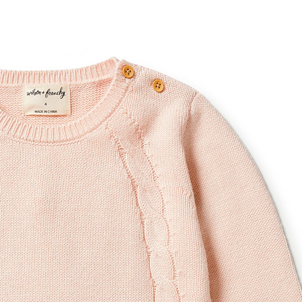 Cozy Knitted Mini Cable Jumper Sweater for Women - Soft Winter Pullover with Cable Knit Design - Perfect for Casual Outfits, Date Nights & Holiday Gatherings