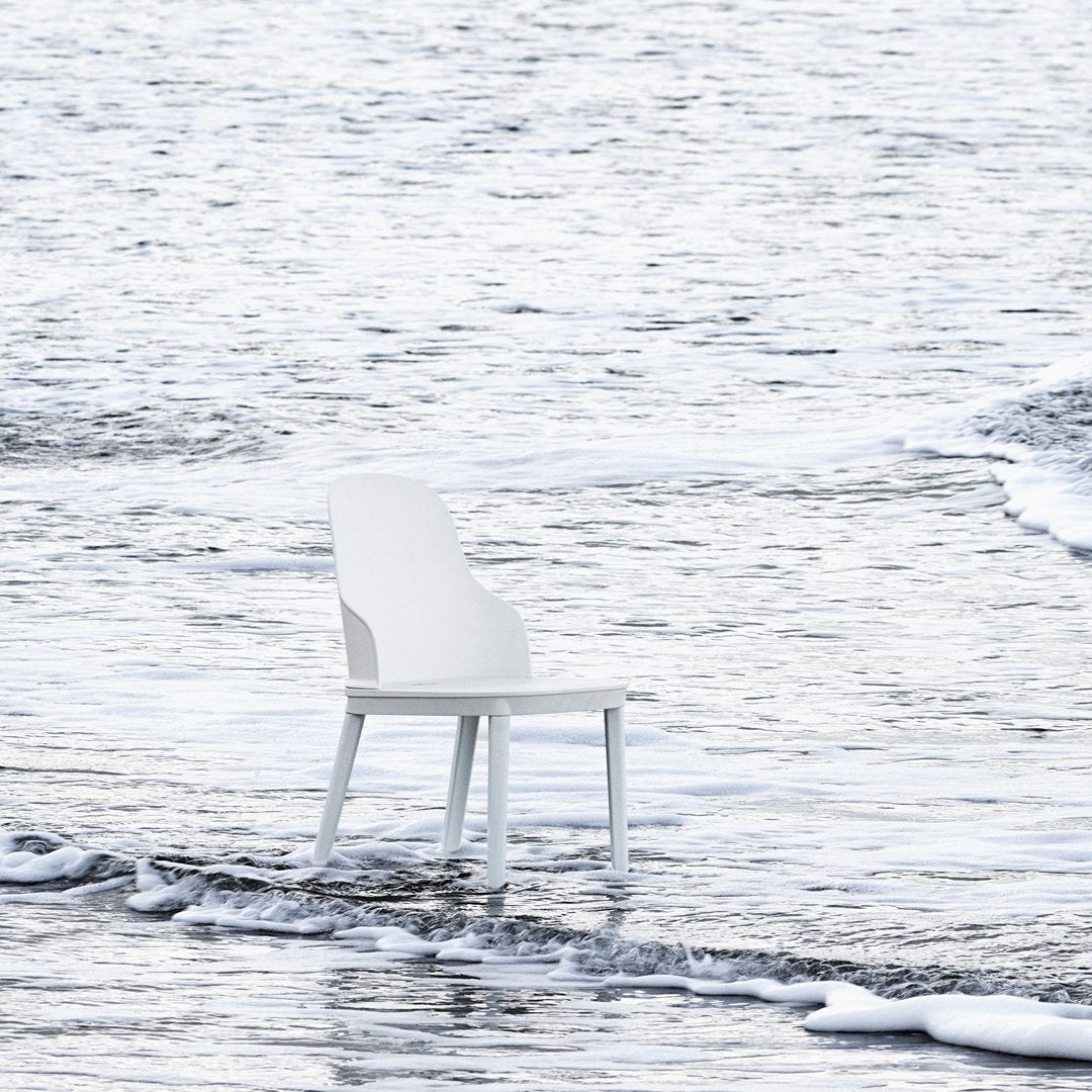 Allez Outdoor Dining Chair - Lightweight Patio Chairs for Backyard, Garden, Poolside & Restaurant - Weather-Resistant Aluminum Bistro Seating