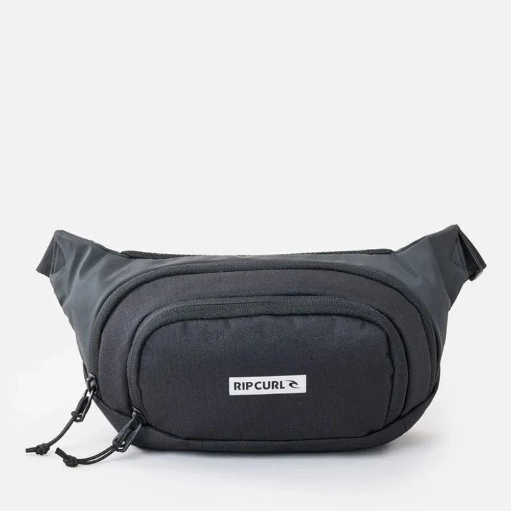 Rip Curl Men's Waist Bag - Waterproof Icons Crossbody Pack for Travel, Hiking & Outdoor Adventures