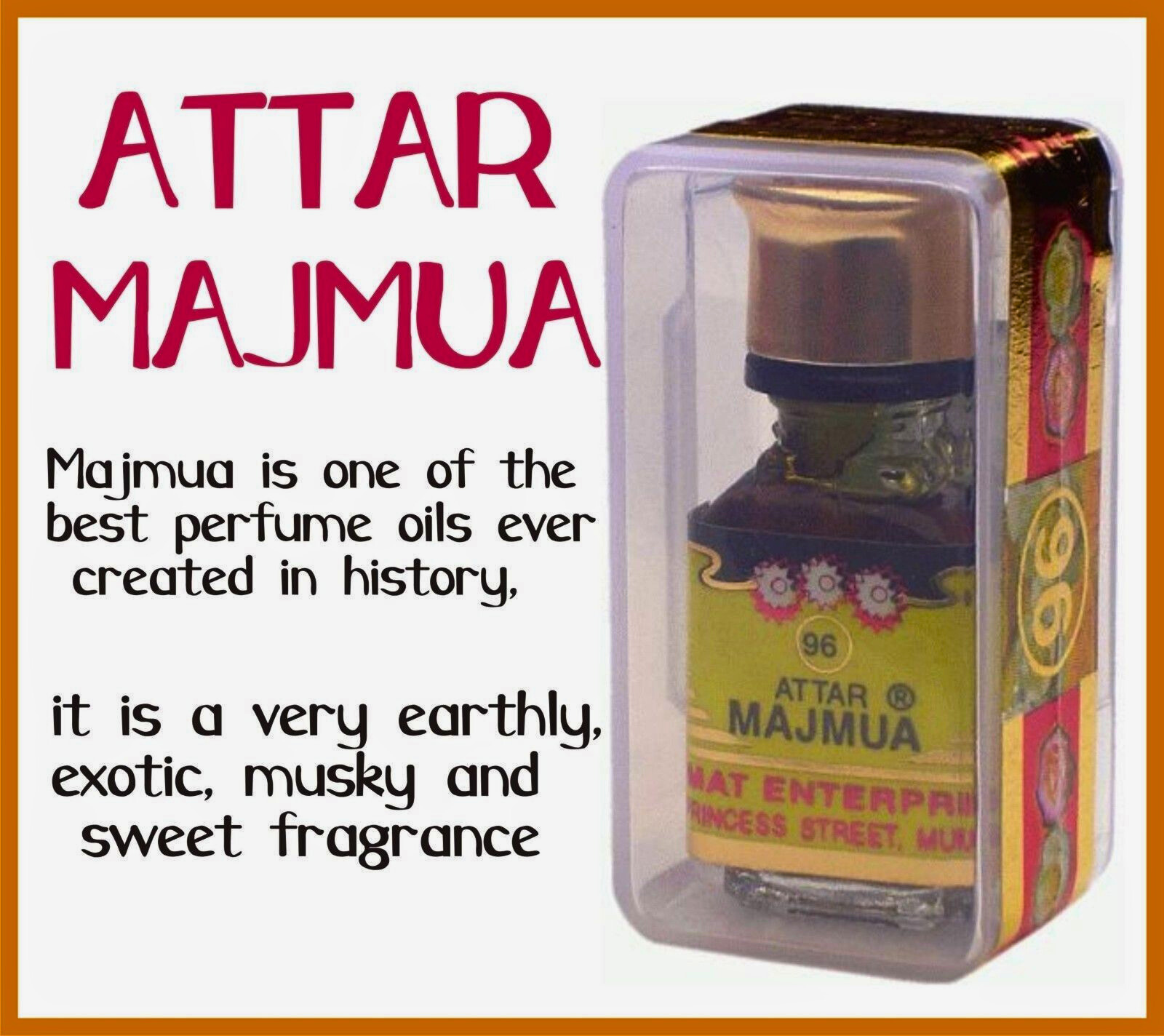 10ml Original Majmua 96 | Pure Traditional Attar Perfume Oil | Premium Long-Lasting Fragrance for Men & Women | Perfect for Daily Wear, Special Occasions & Aromatherapy
