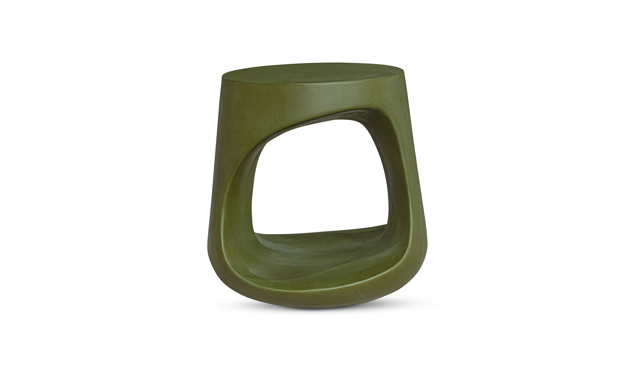 Rothko Outdoor Stool - Green Patio Furniture for Garden, Poolside & Backyard Relaxation
