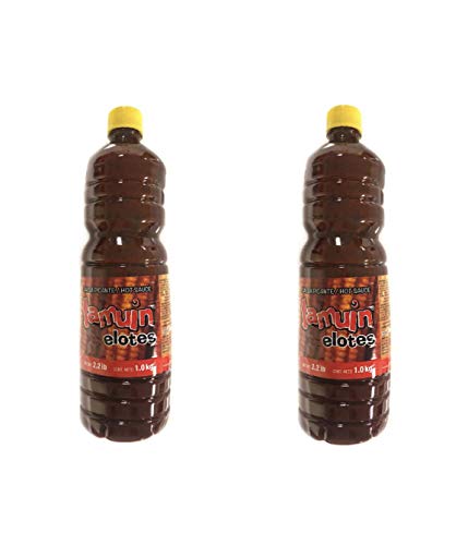 Tamuin Hot Sauce - Authentic Mexican Spicy Sauce, Chamoy & Elotes Sauce (Pack of 2) | Perfect for Snacks, Fruits, Tacos & Mexican Street Food