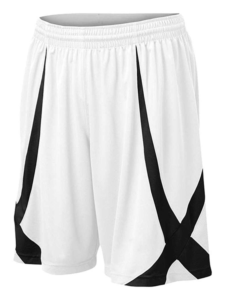TOPTIE Men's Lounge Walking Shorts - Comfortable Pajama Active Shorts for Workout, MMA Training & Flag Football - Breathable Athletic Shorts Without Pockets - Perfect for Gym, Home & Outdoor Activities