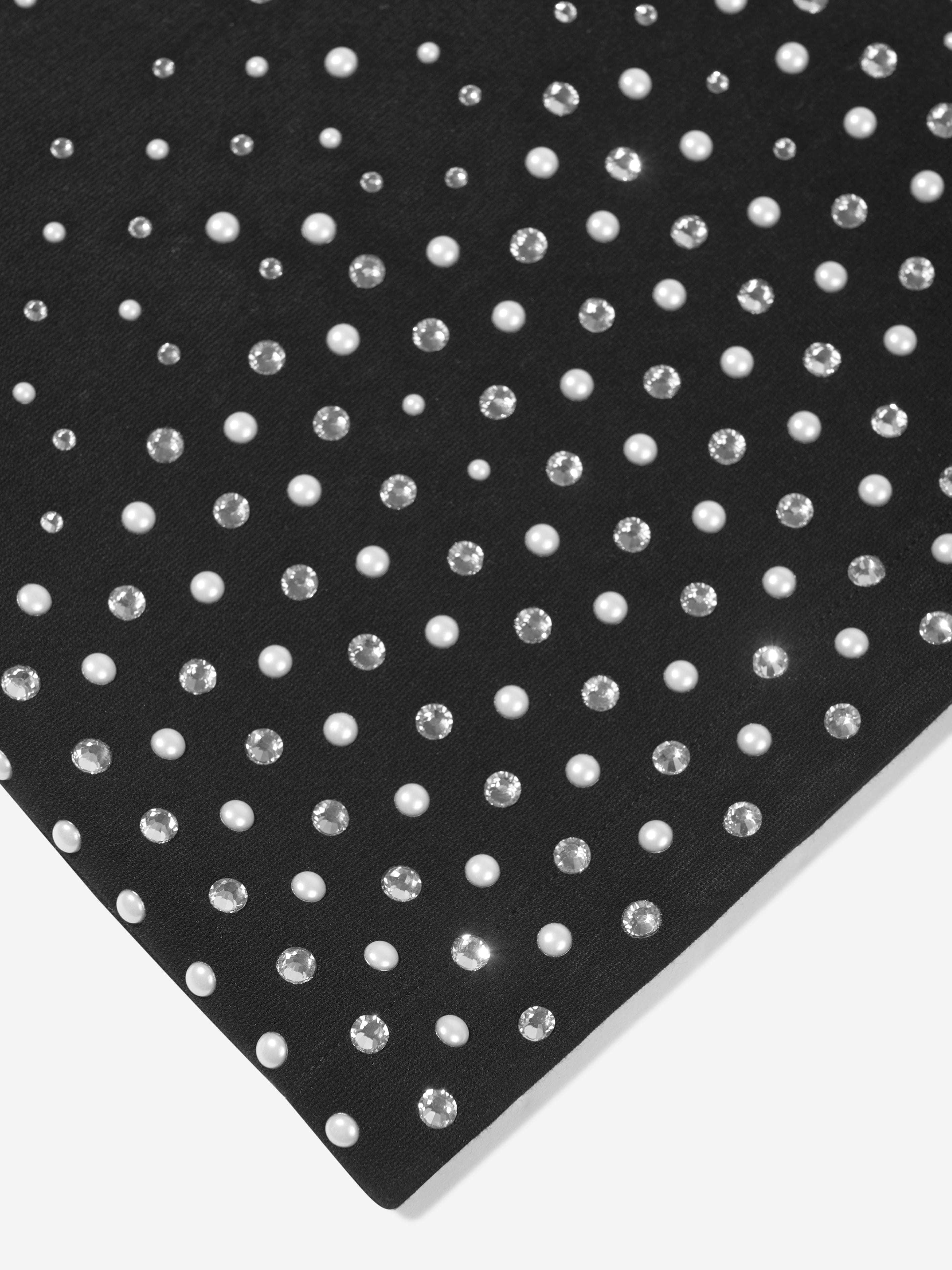 Balmain Girls Diamante Milano Black Dress – Elegant Party & Formal Wear for Special Occasions