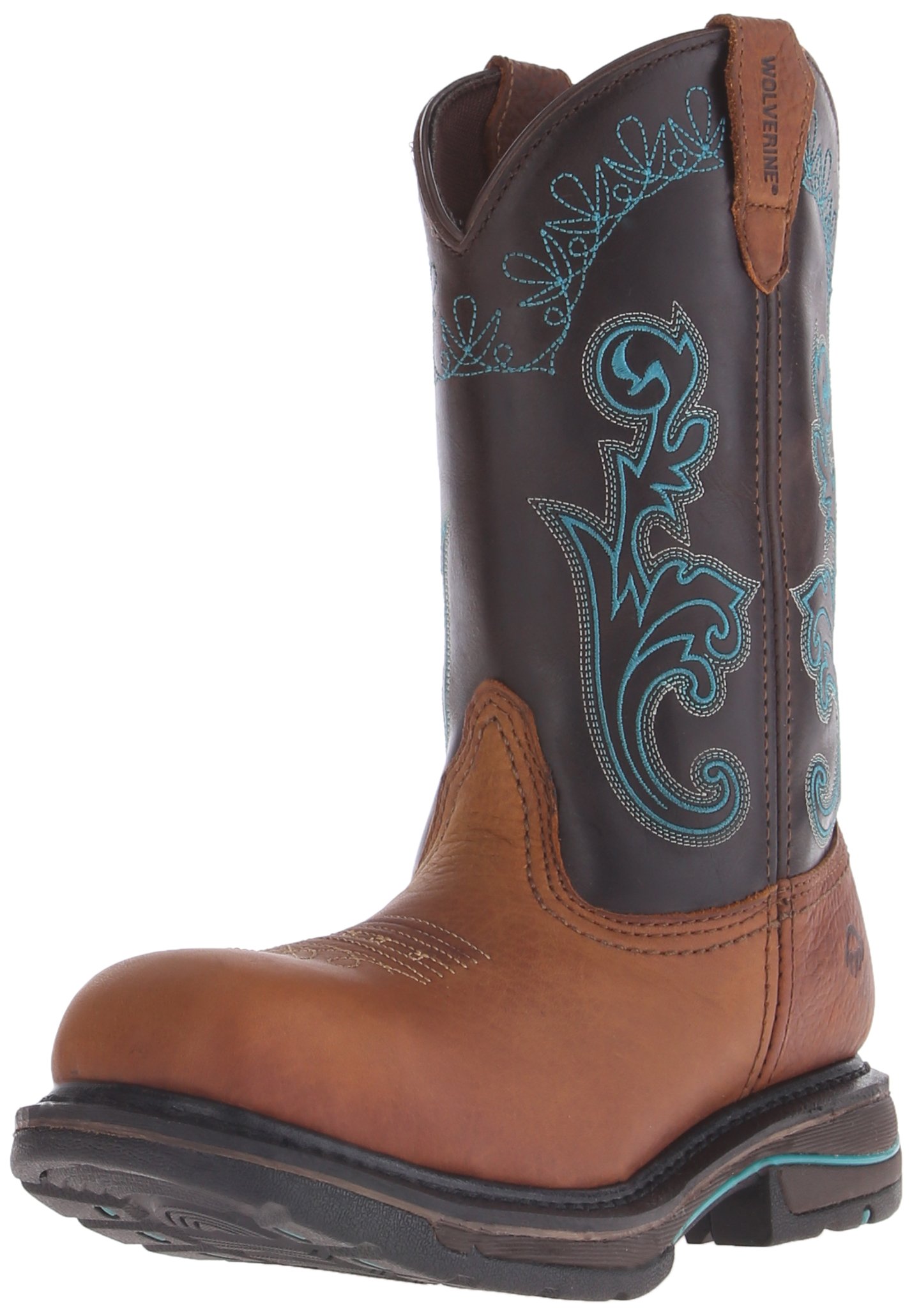 Wolverine Men's Kacey Steel Toe Wellington Work Boot - Waterproof & Slip Resistant for Construction, Landscaping & Outdoor Work