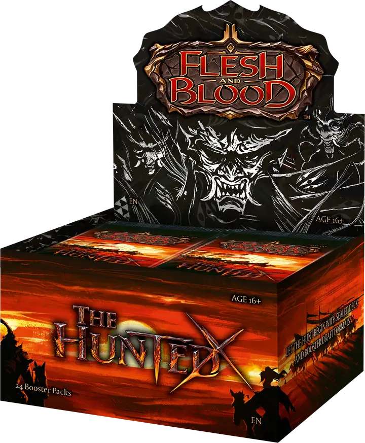 Flesh and Blood: The Hunted Booster Box - TCG Trading Card Game for Collectors & Players - Perfect for Tournaments, Deck Building & Game Nights