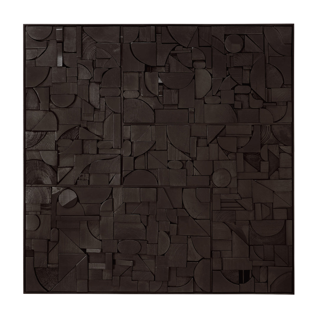 Ethnicraft Bricks Wall Art - Modern Brick Wall Decor for Living Room, Bedroom & Office - Handcrafted 3D Textured Wall Panels for Home & Commercial Spaces