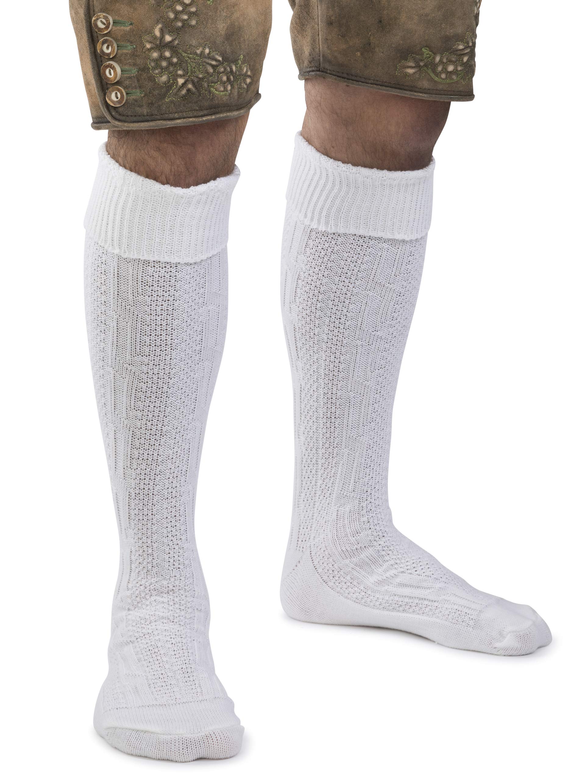 Authentic Embroidered Bavarian Socks for Oktoberfest - Traditional German Lederhosen Socks for Men & Women - Perfect for Oktoberfest, Beer Festivals, and Cultural Events