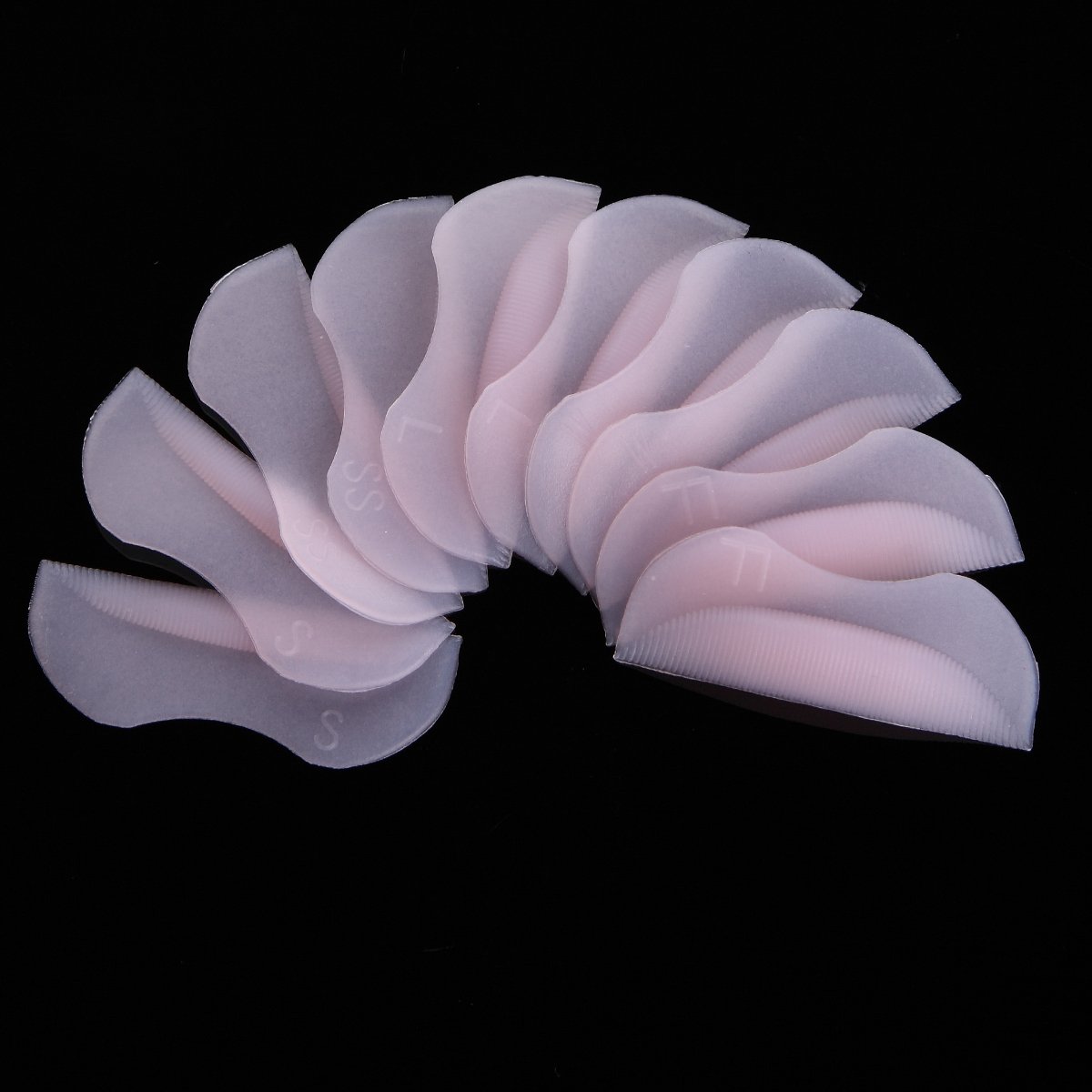 5 Pairs Silicone Eyelash Perm Curling Pads - Durable Root Lifting False Eyelash Shields for Lash Extensions & Makeup Application - Perfect for Salon, Home Use & Professional Stylists